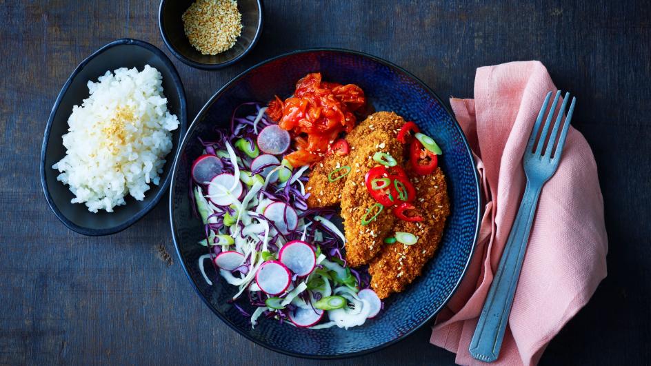 Air Fryer Crispy Korean Chicken Bowl