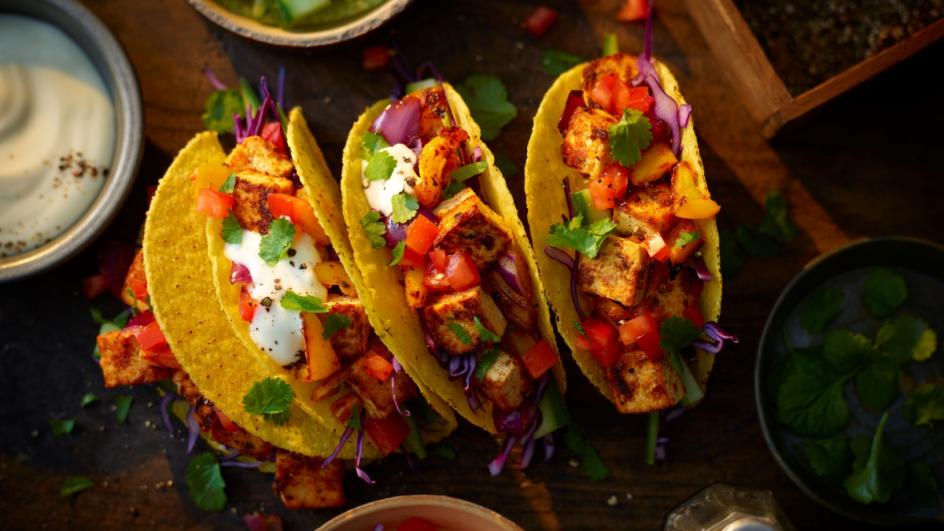 Air Fryer Tofu Tacos