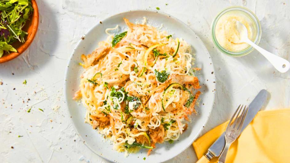 Cheesy Chicken Noodles