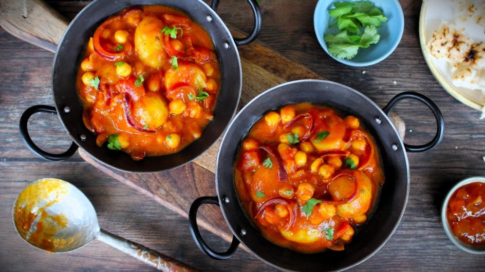 Potato and Chickpea Butter Curry