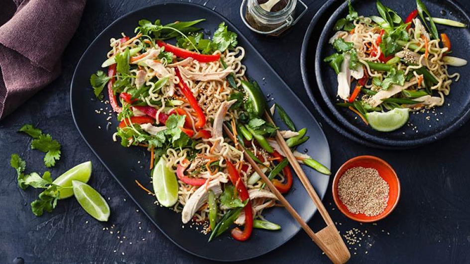 Spicy Chicken Noodle Salad