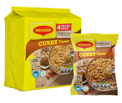 MAGGI 3 Minute Instant Noodles Curry Flavour 4 x 59g 