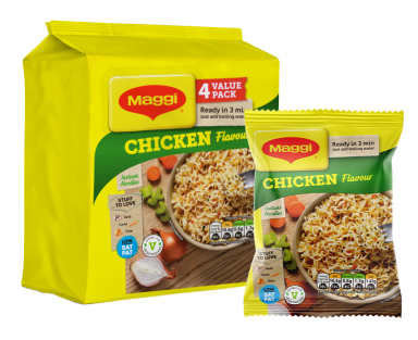 Maggi® 3 Minute Chicken Flavoured Noodles 4 x 59g