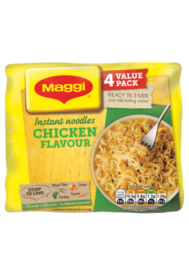 Maggi® 3 Minute Chicken Flavoured Noodles 4 x 59g