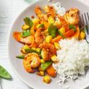 Sweet Chilli, Prawn and Mango Stir Fry