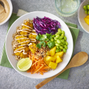Air Fryer Crispy Katsu Chicken Poke Bowl
