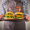 Air Fryer Crispy Katsu Burger